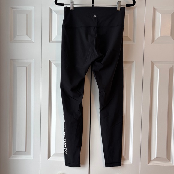 Lululemon Pure Barre Black Wunder Under Leggings - Picture 6 of 11